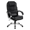 thumbnail image 1 of Gymax Ergonomic Office Task Chair High Back Leather Swivel w/ Lumbar Support, 1 of 10