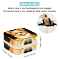 thumbnail image 5 of Dog Travel Portable Decorative Box - Square Jewelry Storage and Organizer Box for Rings, Earrings, Necklaces, and Bracelets - Suitable for Girls and Women - Necklace Organizer Box, 5 of 6