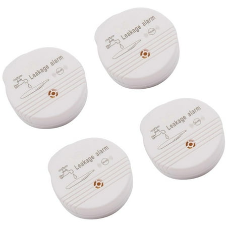 

4 Pack - 120 Db Flood Detection Sensor for Bathrooms
