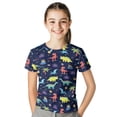 thumbnail image 2 of Garronmavis Dinosaur T Shirts for Boys 5-6 Kids Summer Short Sleeve Crewneck Shirts Cute Graphic Tees Y2K Going Out Tops Lightweight Cozy Everyday Shirts for School & Play, 2 of 6