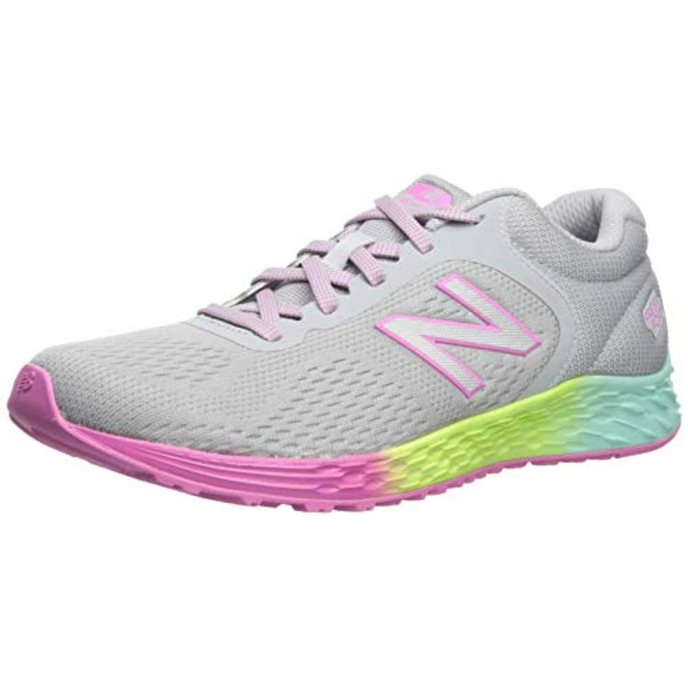 New Balance New Balance Girls' Arishi V2 Running Shoe, Light Aluminum