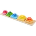 thumbnail image 1 of Shisuyan Geometric Shape Matching Blocks Multi Colored 1 Set 11.4x2.5x1.4in, 1 of 9