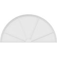 thumbnail image 3 of Ekena Millwork 86"W x 43"H x 2"P Half Round 4 Spoke Architectural Grade PVC Pediment, 3 of 7
