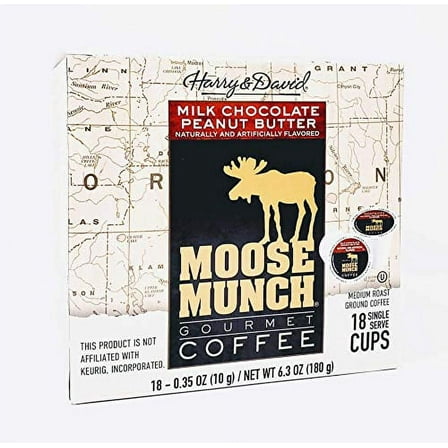 Harry & David Milk Chocolate Peanut Butter Moose Munch Single-Serve Coffee