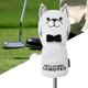 thumbnail image 1 of Funda de cabeza Cola para Club de Golf de cuero PU DR negro, 1 of 8