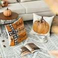 thumbnail image 3 of Fall Pumpkin Home Sweet Home Throw Pillow Covers, 18 x 18 Inch Autumn Thankful Grateful Blessed Harvest Floral Decorations for Sofa Couch Set of 4, 3 of 6