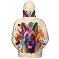thumbnail image 2 of Belgian Malinois Portrait Watercolor Vintage Retro Styles All Over Print 3D Hoodie Unisex Merch Hoodies Sheepdog Dog Lover Gifts - 00001, 2 of 6