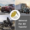 thumbnail image 4 of Bling Car Cigarette Lighter Plug Cover, Automotive Dustproof Plug, Crystal Car Interior Decoration Compatible with Most Vehicles - Gold, 4 of 5