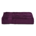 thumbnail image 7 of Melissa Linen Bathroom Towels (Set of 6), Bath Towel, Hand Towel, Washcloth, Regal Purple, 7 of 7