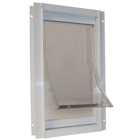 Ideal Pet Products DDMW 9-1/16" X 14-15/16" Medium White Deluxe Pet Door