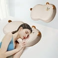 thumbnail image 1 of Almohada de Seda de Hielo, Almohada para El Vientre, Ideal para Siestas En La Oficina, Viajes y Sofá. Ergonómica, Transpirable, con Funda Lavable. Almohada Portátil para Dormir En El Escritorio., 1 of 6