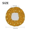thumbnail image 5 of KLL Honey Bee Gnomes Pattern Shower Cap & Bath Cap for Women,Reversible Oversized Waterproof Shower Caps for all Hair Lengths,Elastic Reusable Bathing Hair Cap, 5 of 7