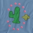 thumbnail image 2 of Clarence Freedom Cactus Women's T Shirt, Carolina Blue, 2X-Large, 2 of 6