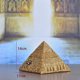 thumbnail image 2 of Banco de monedas de resina con forma de pirámide egipcia estilo Khufu, 17 x 14 cm, 2 of 2