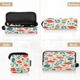 thumbnail image 5 of Hair Tool Organizer Bag with Heat Resistant Mat Removable Travel Storage Case for Hot Air Brushes Curling Irons Cartoon Red Mushroom Pattern, 5 of 8