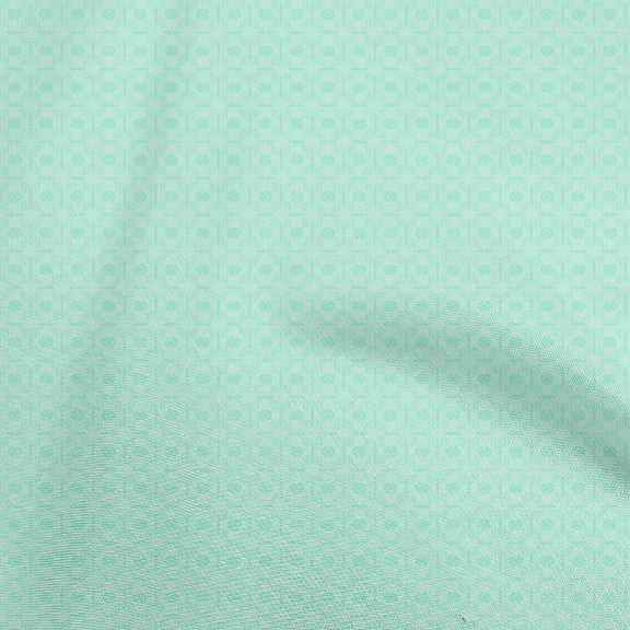 oneOone Polyester Spandex Light Mint Green Fabric Tribal Quilting Supplies Print Sewing Fabric By The Yard 56 Inch Wide