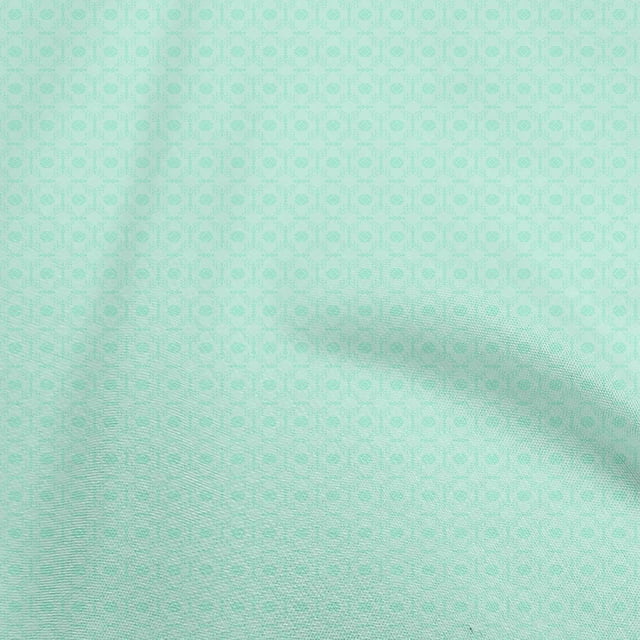 oneOone Rayon Light Mint Green Fabric Tribal Craft Projects Decor Fabric Printed By The Yard 56 Inch Wide