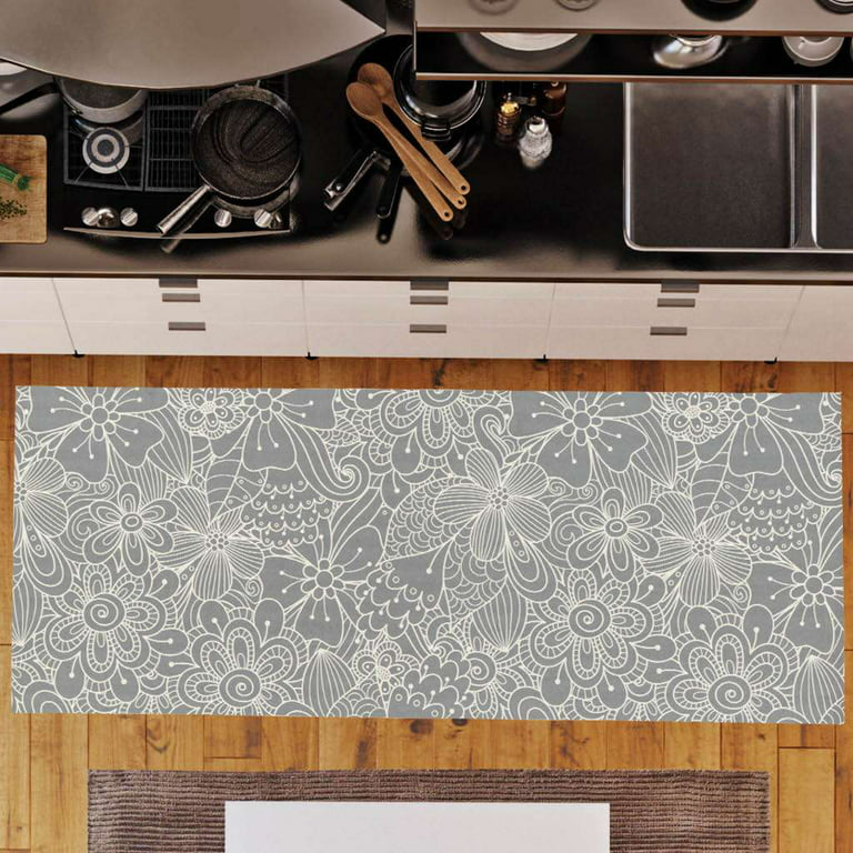 Kitchen Rugs Rubber Non-Slip Washable Mats – Modern Rugs and Decor