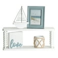 thumbnail image 2 of American Art Decor Galleon Wall Shelf, White - 22" x 9", 2 of 8