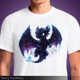 thumbnail image 1 of Starry Toothless Tee - Nightfury Galaxy Design for How to Train Your Dragon-4XL, 1 of 2
