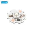 thumbnail image 3 of Chip LED COB Uxcell 1W 5V Bombilla de Chips LED 200lm 520-525K Verde, 25Pcs, 3 of 5