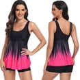 thumbnail image 5 of Zoeecloth Womens Swimsuits Outfits for Women Sleeveless Swimwear Tankini Set Beach Sets Bathing Suit Swimwear Solid color Bikini Two Piece, 5 of 8
