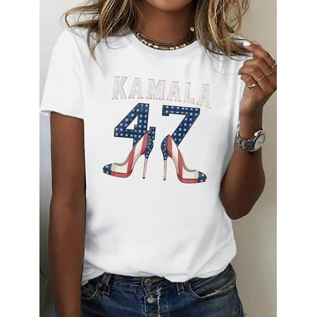 KAMALA 47 high heeled shoes pure cotton women s Tshirt comfort fit Tee For Adult  Men  Women  Teen  Teenager  Adolescent  Youth.  Leisure Tee