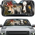 thumbnail image 2 of 3D Farmer Animal Car Auto Sunshades Windshield Heat Protection Sun Shades Univeral Fit Cars Suv Truck, 2 of 6