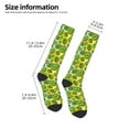 thumbnail image 5 of Easygdp Watercolor Kiwi Fruits Summer Fashionable Adult Sockings&Sports Sockings&Breathable Sockings, Non-Pilling,Contrasting Color Design, 5 of 9