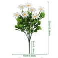 thumbnail image 3 of White Artificial Daisy Flowers - 2 Bulk Bundles for Outdoor/Indoor Decor, for Weddings, Parties & Table Centerpieces, 3 of 3