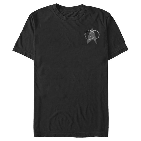 Men's Star Trek: Picard You Are All Dear To Me, I Will Never Leave You Graphic Tee Black Small