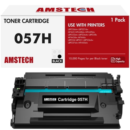 057H 057 Toner Cartridge Compatible for Canon 057H CRG-057H for ImageCLASS MF445dw MF448dw MF449dw LBP226dw LBP227dw LBP228dw MF445 Printer Ink (Black, 1-Pack)