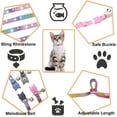 thumbnail image 2 of (1 pcs) Breakaway Cat Collars with Bell,Kitty Necklace for Kitten Puppy Dog Bling Rhinestone Small Pet Collar Girl Boy, 2 of 6