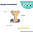 thumbnail image 4 of Arnés Tipo 'T' A Pets Life Mediano Anaranjado, 4 of 8