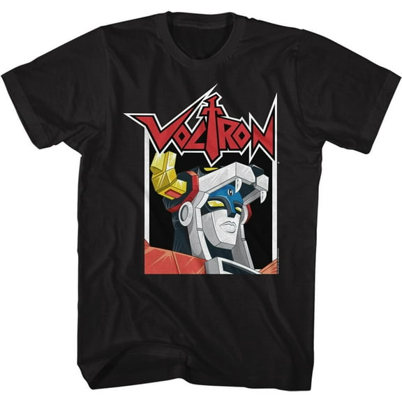 Voltron In A Box Black Adult T-Shirt 4Xl