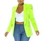 thumbnail image 2 of Blazer de moda para mujer, abrigo de traje liso con botones, abrigo informal de manga larga sin sombrero, abrigo para mujer, 2 of 7