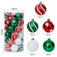 thumbnail image 6 of 30Pcs Christmas Balls Set, 2.36" Shatterproof Christmas Tree Balls Ornaments for Christmas Tree Red & White Tree Decoration Balls Christmas Baubles, 6 of 9