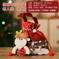 thumbnail image 3 of FastXmas Christmas Gift Bags Decoration, 7.8" x 9" Christmas Style Candy Bags,Non-woven Fabric HandBag with Santa,Reindeer,3D Design Fabric Xmas Gift Bags fo Candy Small Gift Packaging Bag, 3 of 3