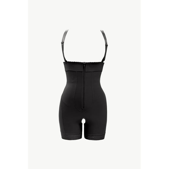 Full Size Zip Up Under-Bust Shaping Bodysuit