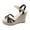 Black, variant on Womens Open Toe Espadrilles Wedge Heels Tie Lace up Cute Ankle Strap Comfortable Platform Sandals Dressy Shoes Black Size 6.5