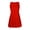 Red, variant on Bxsruta Women Sleeveless Crew Neck Casual Loose Swing Tank Mini Dress with Pockets