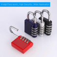 thumbnail image 4 of 4Pcs Combination Padlock, Heavy Duty Metal Code Padlock, Water and Rust Resistant Code Padlock, Combination Lock for Suitcase, Outdoor Door, Locker (B, 4 of 5