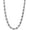 silver-4mm*22", variant on Gold Rope Chain for Men 2.5mm 3mm 4mm 18K Gold Plated Stainless Steel Rope Chain Necklace for Mens Women