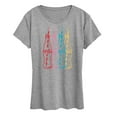 thumbnail image 3 of Coca-Cola - Coke Bottles - Ladies Short Sleeve Graphic T-Shirt, 3 of 5