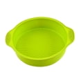 thumbnail image 1 of Bewildely Molde de silicona para pastel de forma redonda de color aleatorio, 1 Uds., utensilios de cocina para hornear, herramientas para pasteles, postres Herramientas y accesorios para hornear Verde Bewildely HA006779-04, 1 of 6