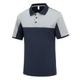 thumbnail image 3 of yillto Men Big and Tall Golf Shirts Collared Button Neck Short Sleeve Casual Tee Summer Loose Tshirts, 3 of 4