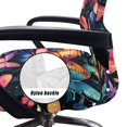 thumbnail image 5 of POLERO One Piece High Back Computer Chair Cover in Vibrant Butterfly Pattern, Brushed Elastic Breathable Fabric Slipcover for Small Business Office Gaming Chairs, 5 of 7