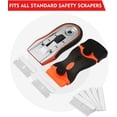 thumbnail image 4 of 100-Pack Single Razor Edge Blades, Industrial Scraper Razor Blades, High Carbon Steel One Edge Razor Blades, 4 of 7