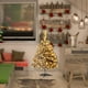 thumbnail image 4 of Illuminated Snowflake Flocked Christmas Tree, Equipped With Advanced Hinges, Artificial Trees, Metal Bracket, And Branch Tips For Easy Christmas Decoration, 4 of 6