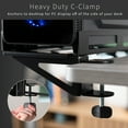 thumbnail image 5 of VIVO Clamp-on Adjustable Deskside Gaming PC Holder with Wall Mounting Option, 5 of 8